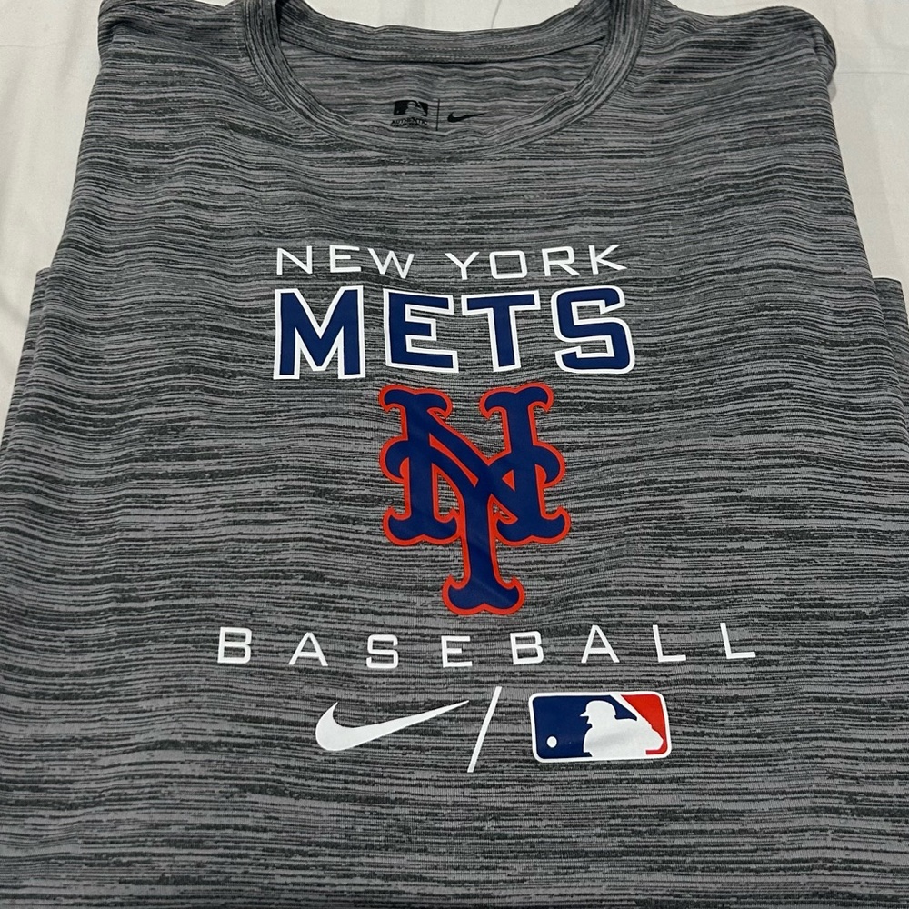 Nike Gray New York Mets Baseball Tee